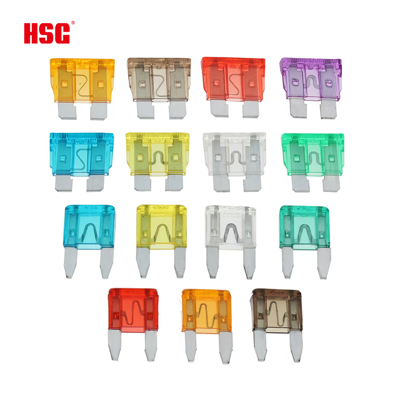 3A 5A 7.5A 10A 15A 20A 25A 30A 35A 40A Car Fuse for Kit Waterproof Electric Relays Mini Fuse Automotive Fuses for 100pcs