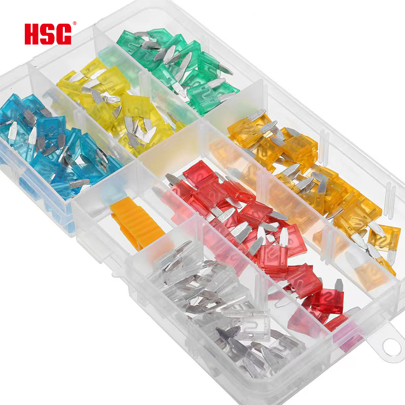 3A 5A 7.5A 10A 15A 20A 25A 30A 35A 40A Car Fuse for Kit Waterproof Electric Relays Mini Fuse Automotive Fuses for 100pcs