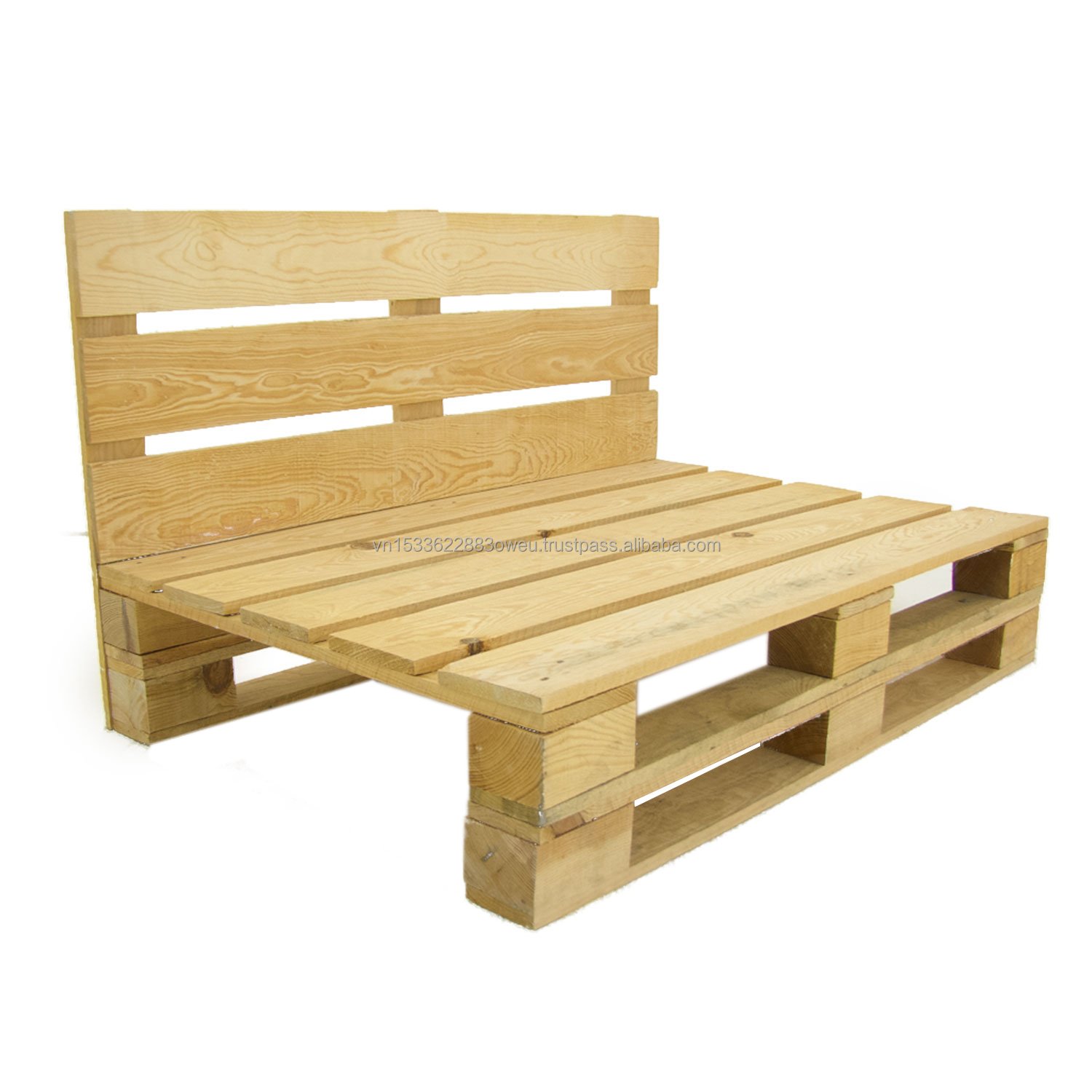 HOT SALE VINTAGE WOODEN PALLET SOFA PINE WOOD PALLET SOFA PALLET FURNITURE