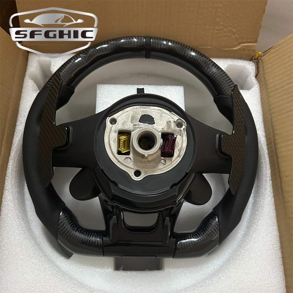 Customize Carbon Fiber Leather Car Steering Wheel For Mercedes-benz AMG Performance W167 W177 W190 W213 W217 W222