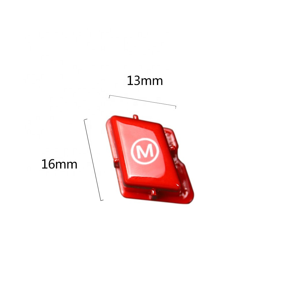 JDMotorsport88 Car Accessories Red Steering Wheel M Button for BMW E34 E36 E39 E46 E60 E70 E71 E81 E87 E90