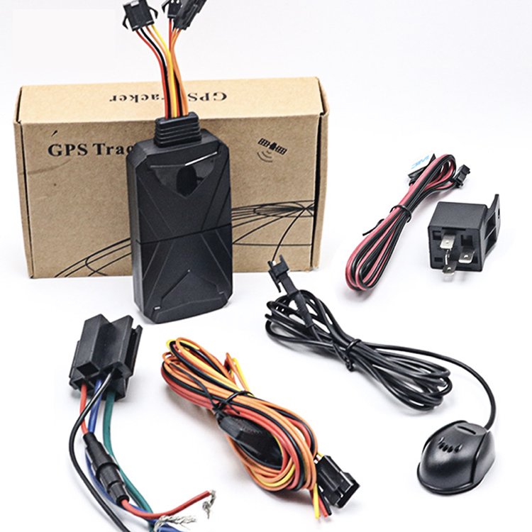 LK980 Wire Vehicle GPS Tracker with SOS RELAY MIC Voice GPS Tracker for Car and Motorcycle 4G Waterproof Black