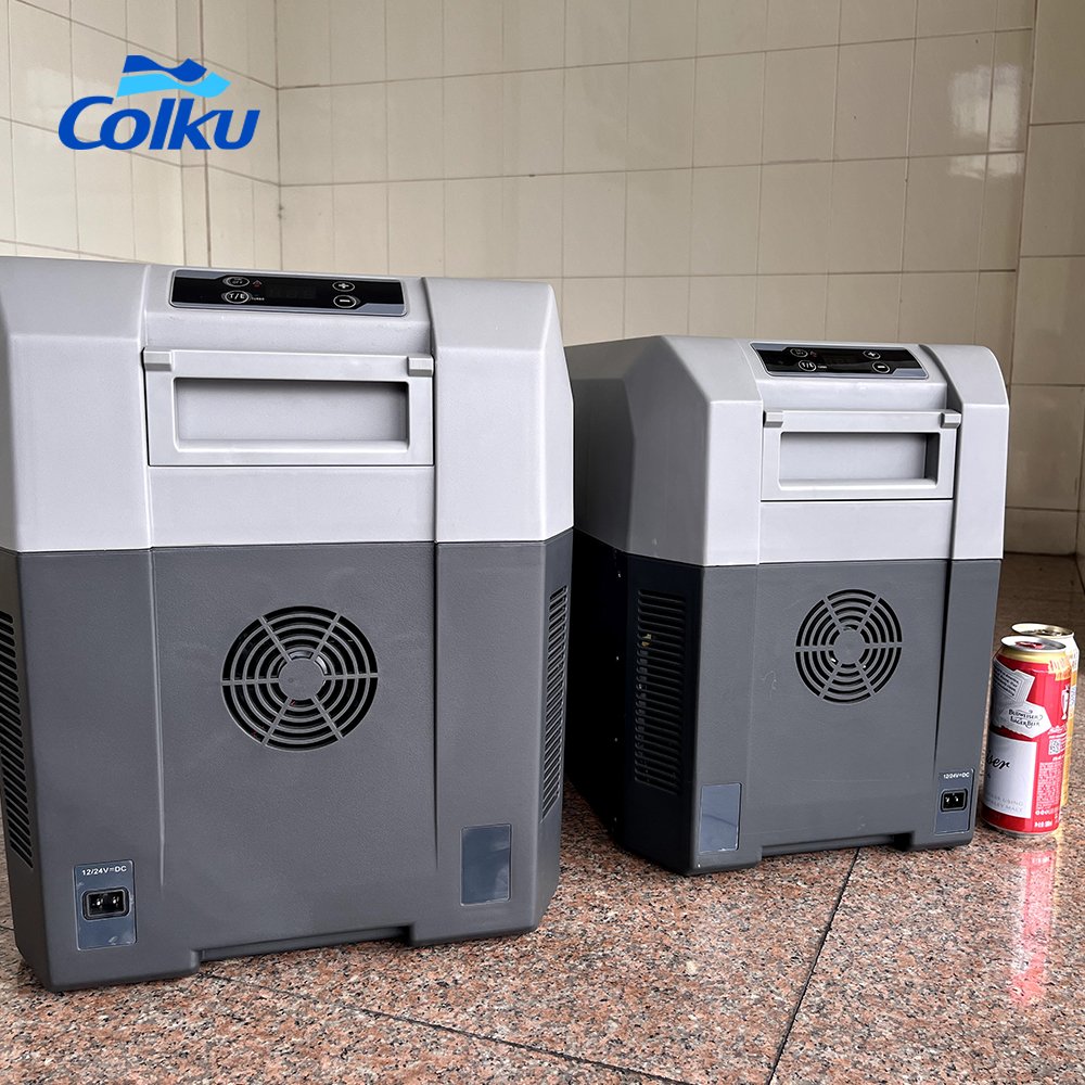 12V 24V PP Material Lightweight 33 Liters DC Compressor Type Car Refrigerator Mini Fridge Refrigerator