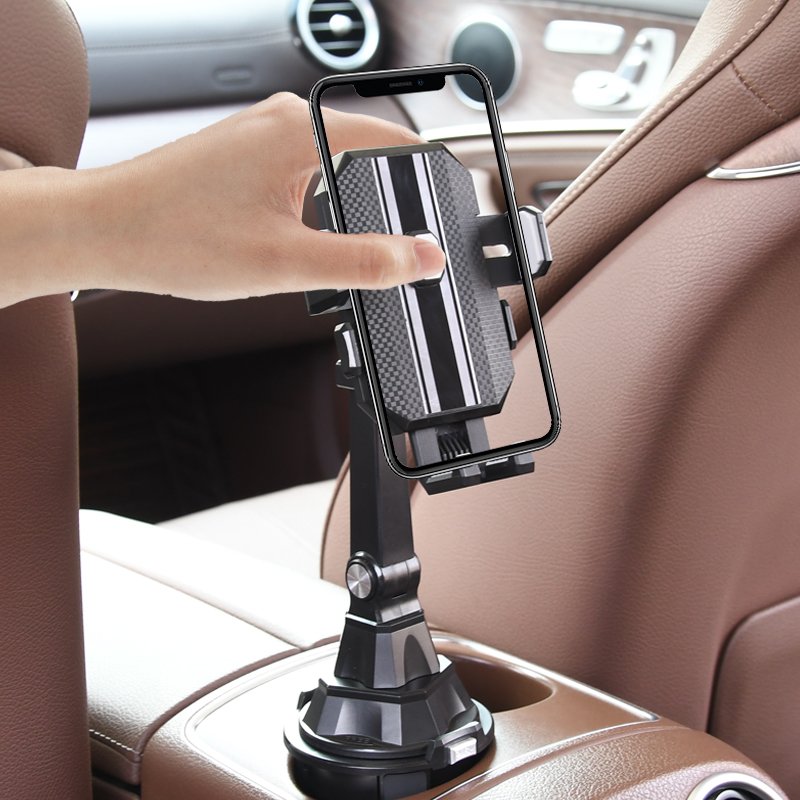 Adjustable Cup Holder Phone Mount for Car No Shaking Car Cup Phone Holder Cell Phone Holder Mount for Car Truck- SUV