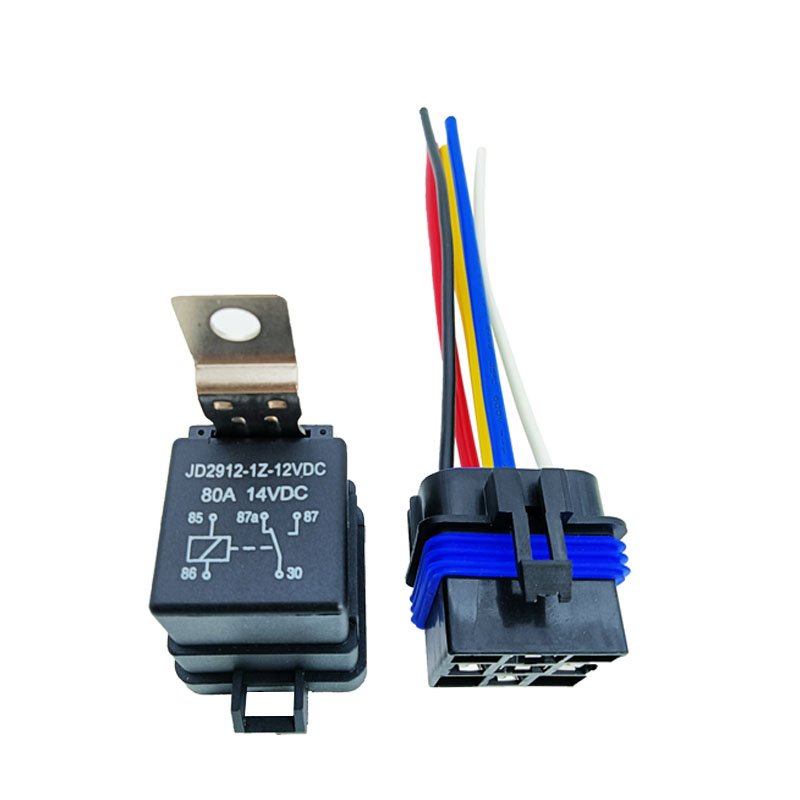 JD1914 Miniature 12V 40A 5Pin Automotive Electromagnetic Relay Sealed Protection