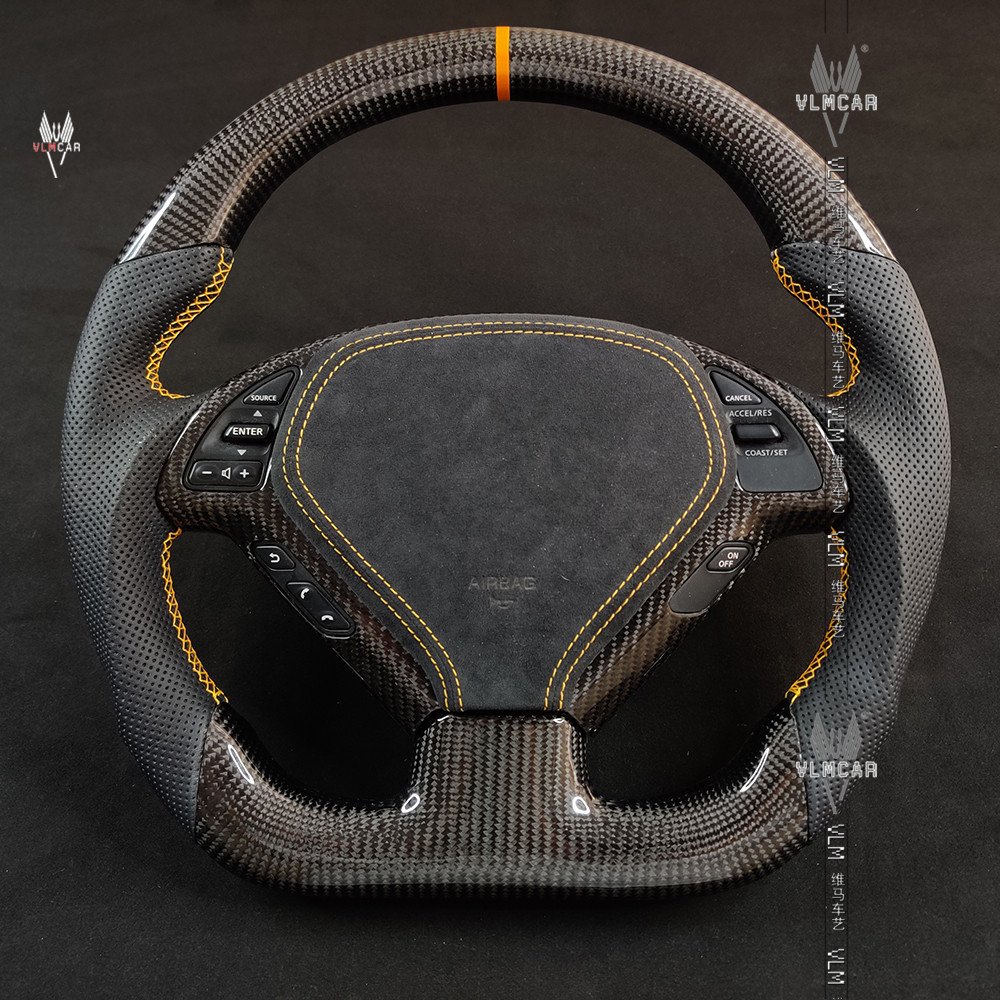 Private custom carbon fiber car steering wheel for Infiniti G37 G25 G35 /Available for all car models