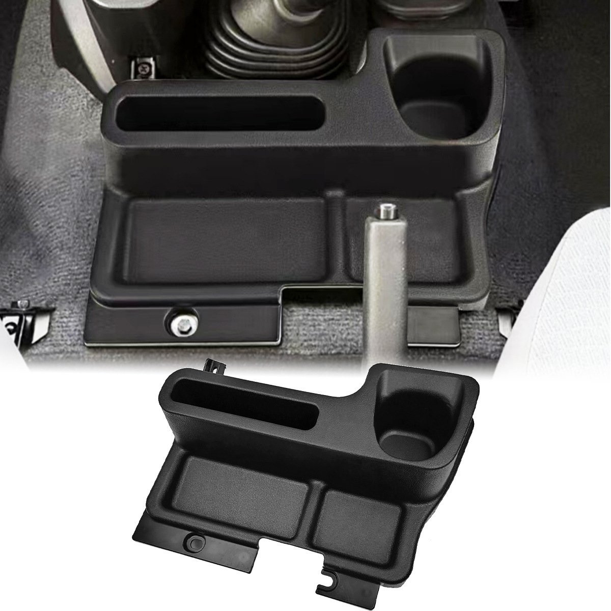 Maictop Car Accessories Abs Plastic Storage Box Center Console Armrest Box for Toyota Land Cruiser 70 Landcruiser 70 Series Lc76