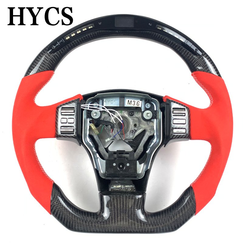 Car Interior Accessories For Nissan 350z For Lnfiniti FX35 FX37 FX50 2003-2008 Carbon Fiber Steering Wheel