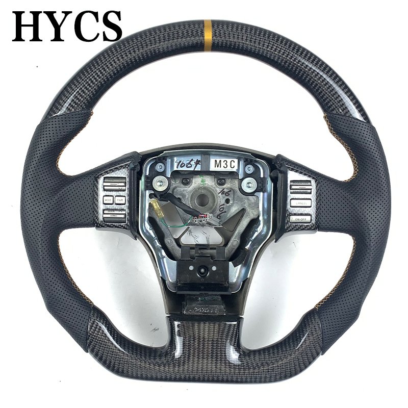 Car Interior Accessories For Nissan 350z For Lnfiniti FX35 FX37 FX50 2003-2008 Carbon Fiber Steering Wheel