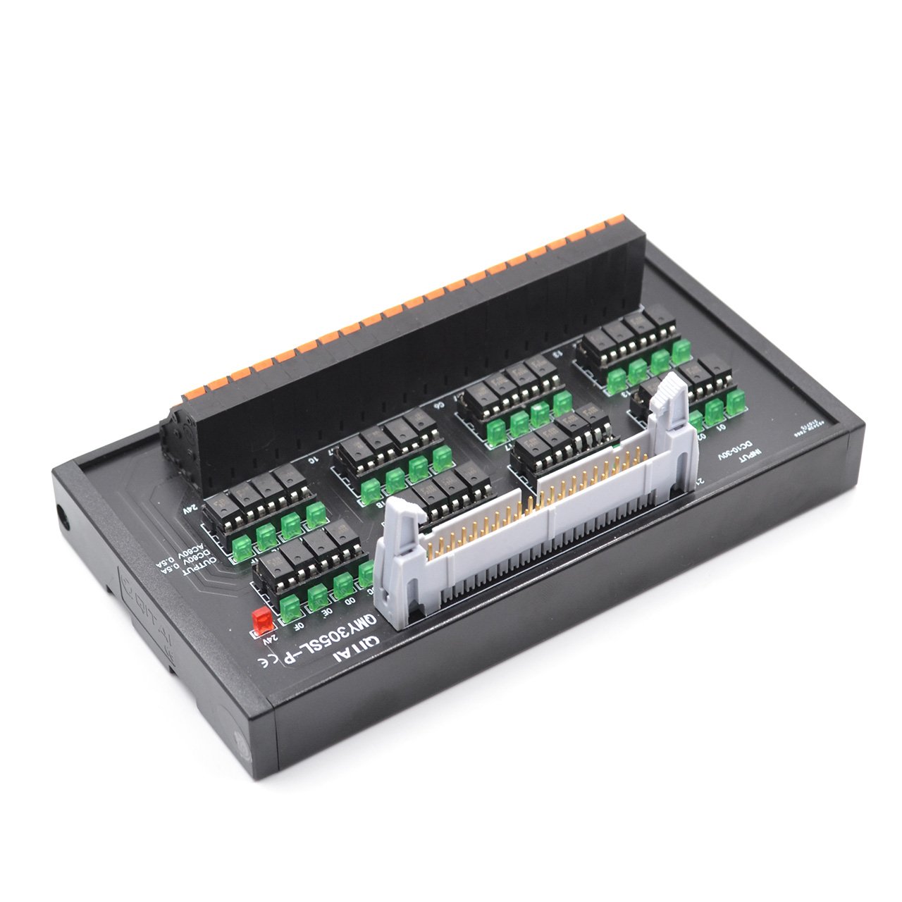 QMY305/305-P 32 Channel PLC Control 24V Photomos SSR relay Module Output 60V 0.5A High Speed Long Life Din Rail Terminal relay