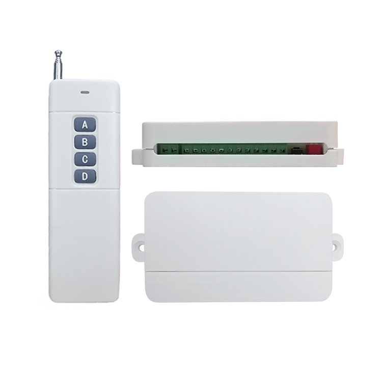 4 Channel 220V Wireless Remote Control Switch 433mhz ON/OFF Wireless Rf Relay Module for Smart Home Lamp & Light