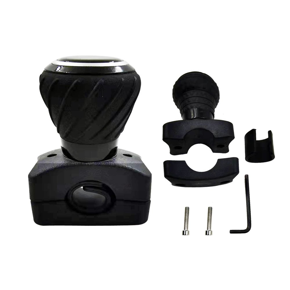 High Quality JD DEERE Luxury Bus Car Steering Wheel Spinner Knob Diagonal stripe Black 40048A