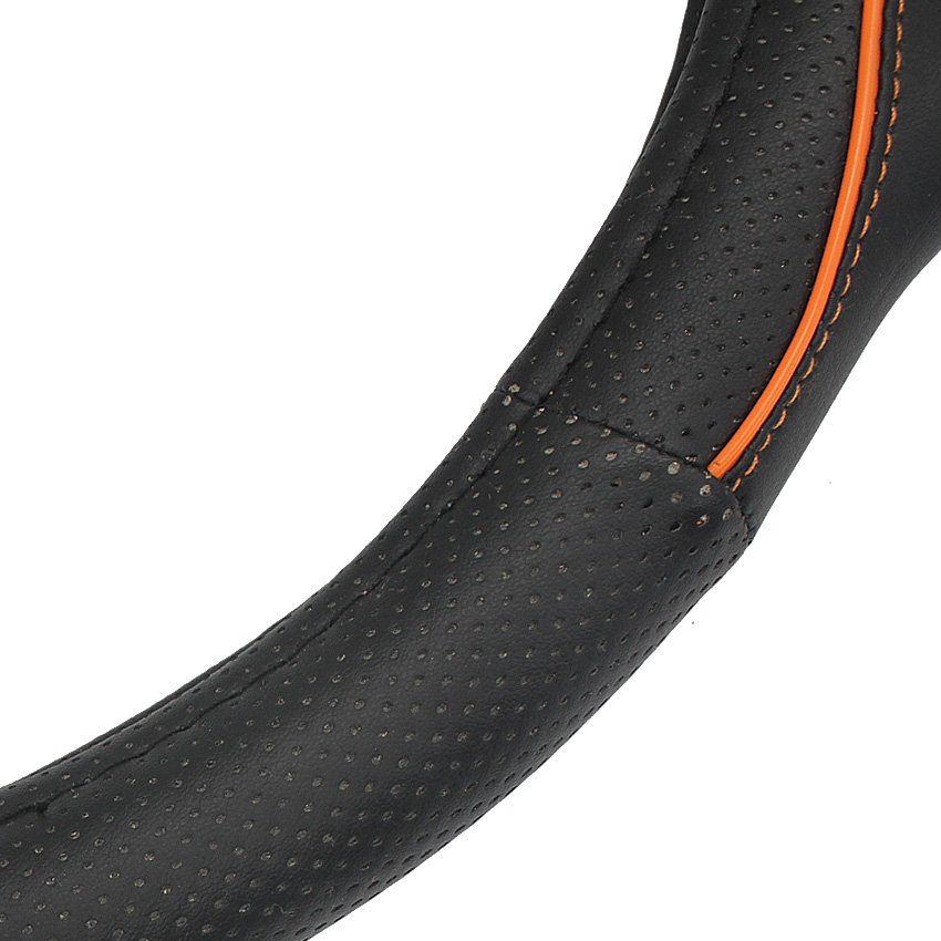 Anti-skid and durable universal PU leather car Steering Wheel Cover with Fashion Style
