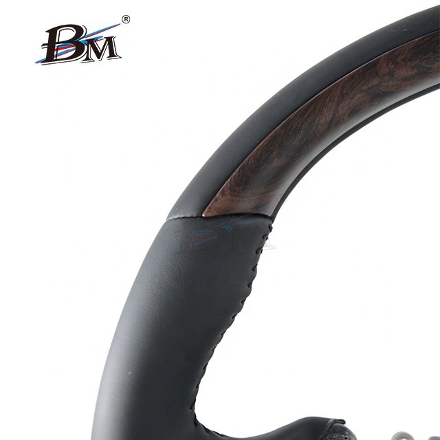 For Toyota Alphard Vellfire30 Series 2015 2016 2017 2018 2019 2020 2021 2022 2023 Black Wood Leather MPV Car Steering Wheels