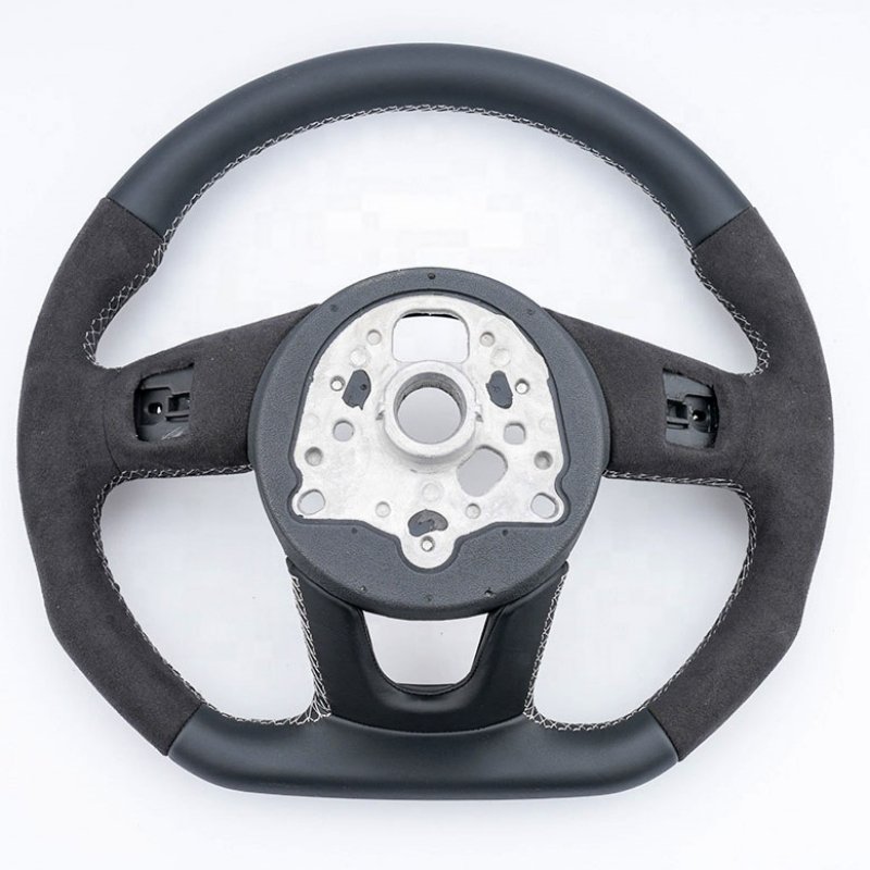 Carbon fiber magnetic shift paddles steering wheel Sports leather steering wheel auto accessories