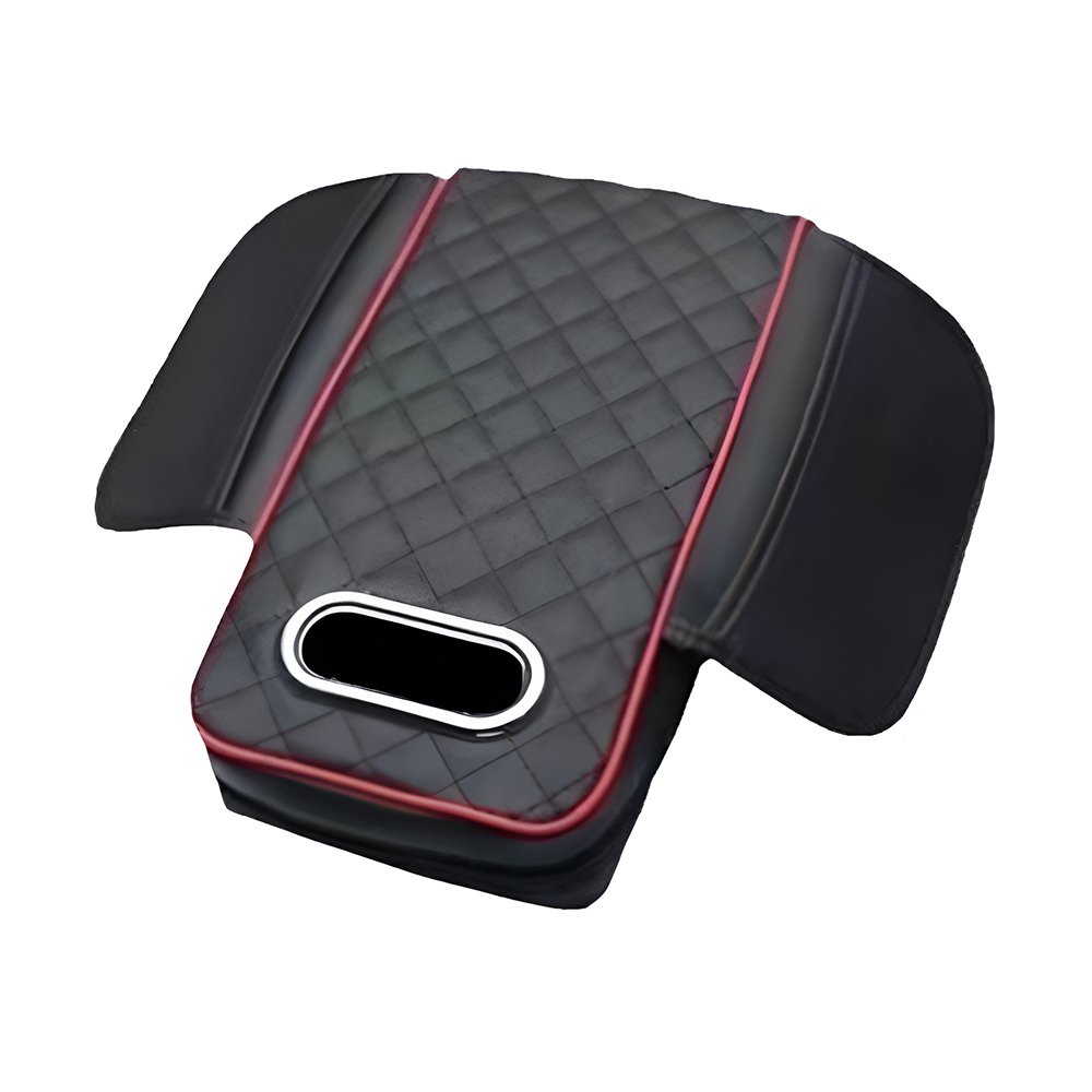 Memory Foam Car Center Console Box Cover Leather Armrest Storage Box Protector With Napkin Handkerchief Tissue Paper Holder
