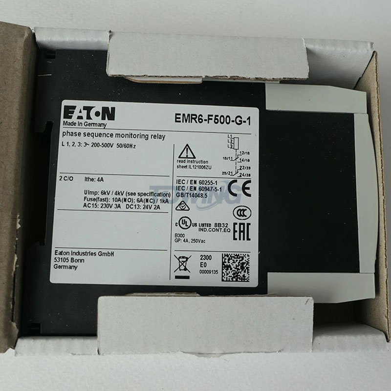 EATON EMR6-F500-G-1, 100% new and Original Monitoring Relay
