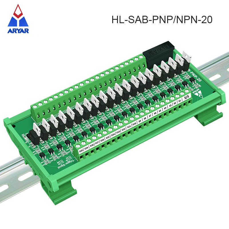20 Channels Single Chip Microcomputer PLC Signal Amplifier Board Input and Output NPN/PNP Input Photocoupler Isolation