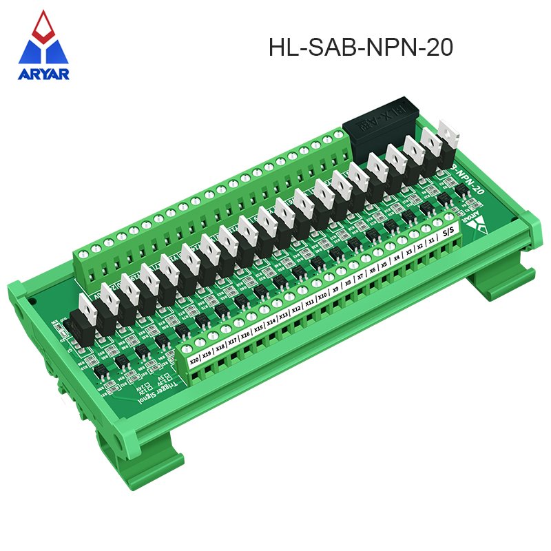 20 Channels Single Chip Microcomputer PLC Signal Amplifier Board Input and Output NPN/PNP Input Photocoupler Isolation