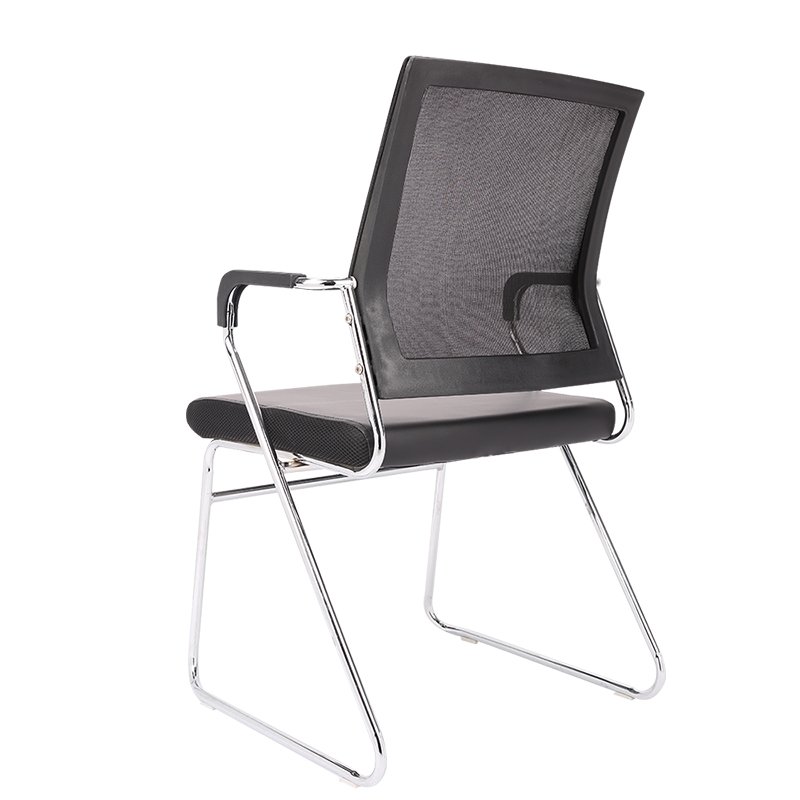 Modern Mesh Office Chair With Fabric Seat Stackable for Conference Training School Hotel Hospital Meeting Chair