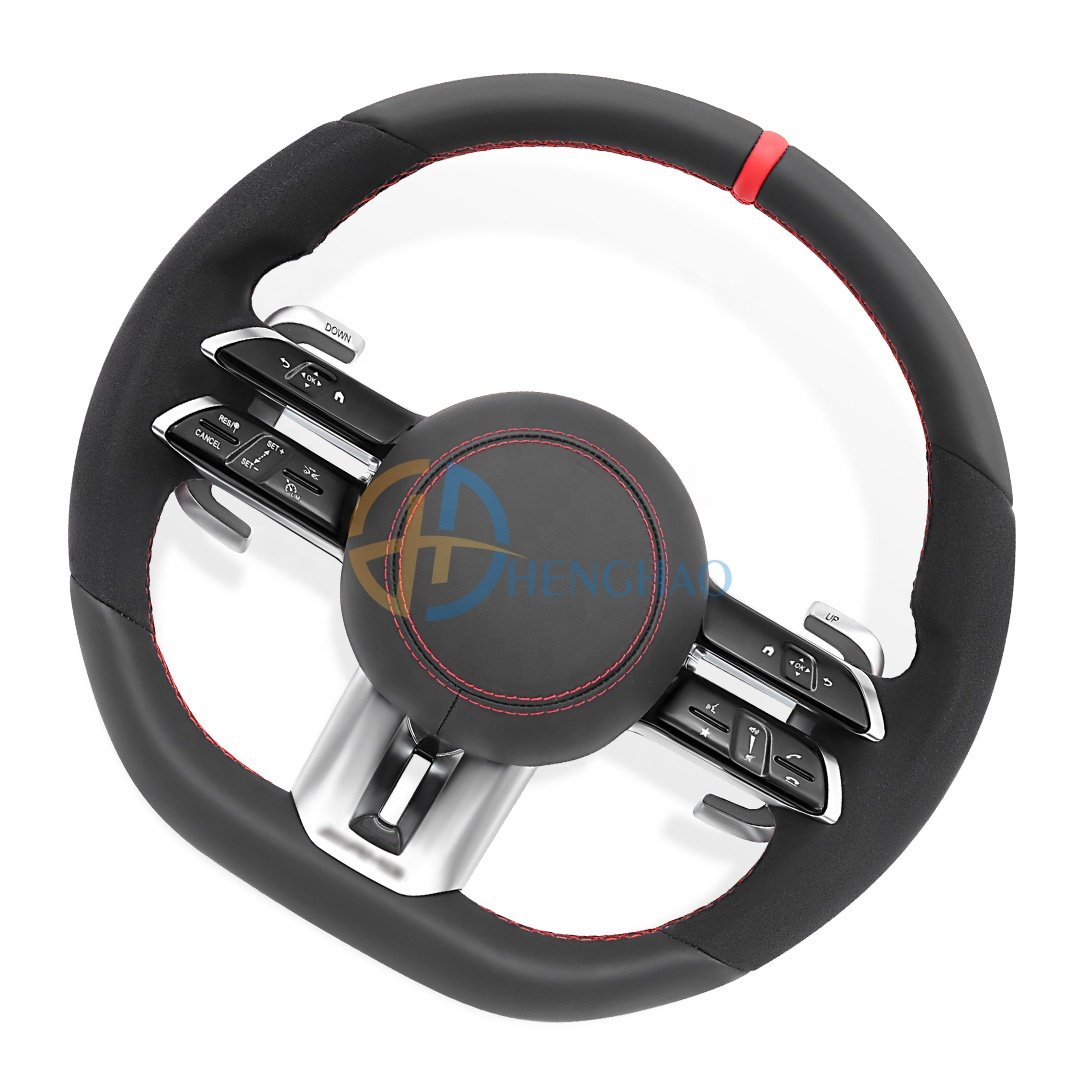 Custom Dragonfly Leather Steering Wheel For Mercedes Benz W205 W463 W166 W204 C-Class E-Class G-Class AMG Sports Steering Wheel
