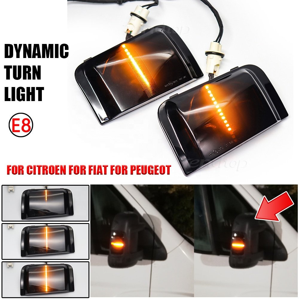 Sequential Turn Signal Lights for Fiat Ducato Peugeot Boxer Citroen Jumper dodge PROMASTER Dynamic Blinker Indicator Lamps