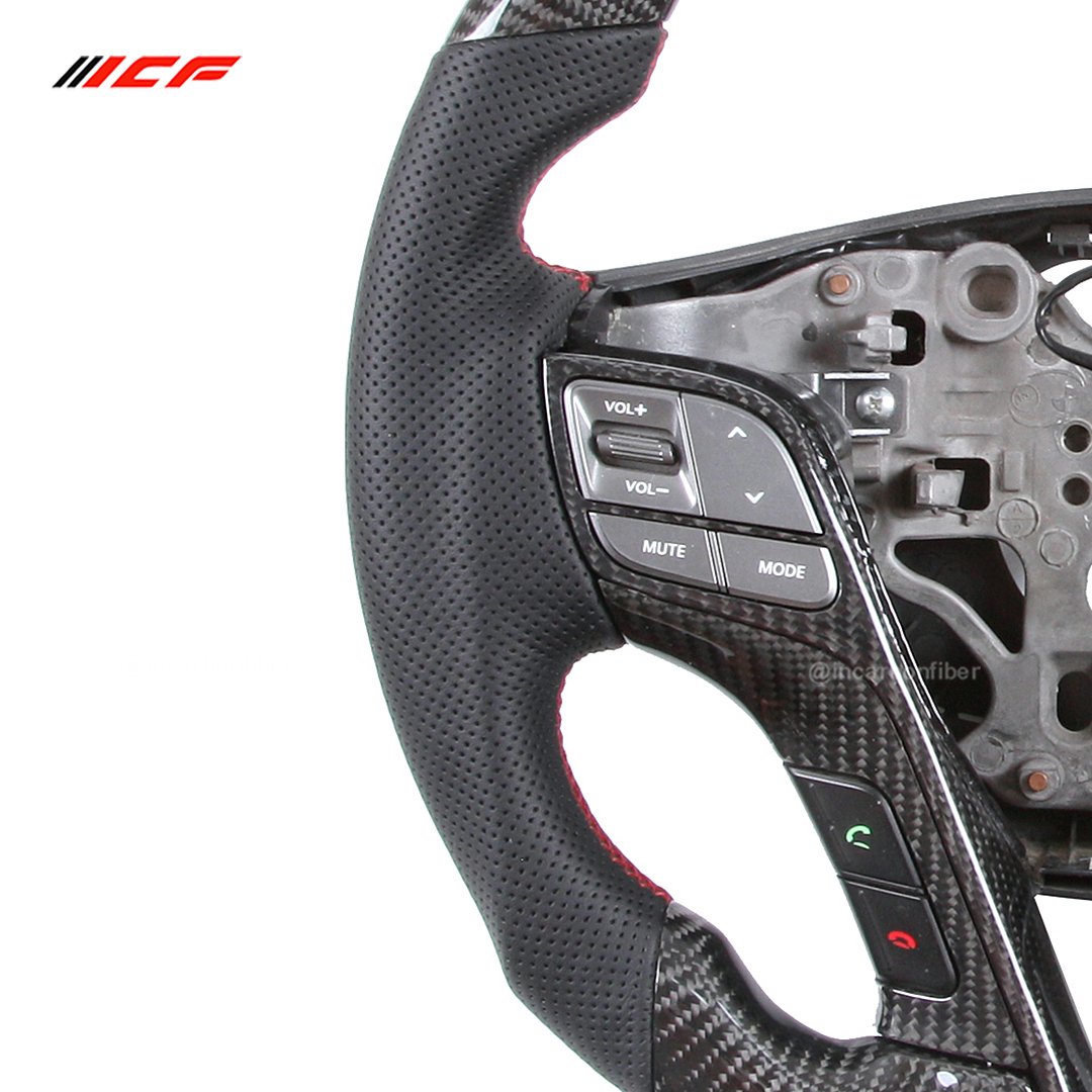 100% Real Carbon Fiber Steering Wheel for Hyundai Sonata SanteFe
