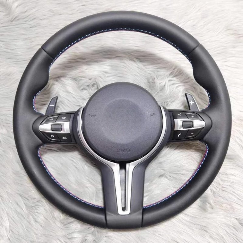 Delicately made Leather car Steering Wheel for BMW E46 E90 E91 E92 F30 F31 F34 F80 F10 F11 sport steering wheel