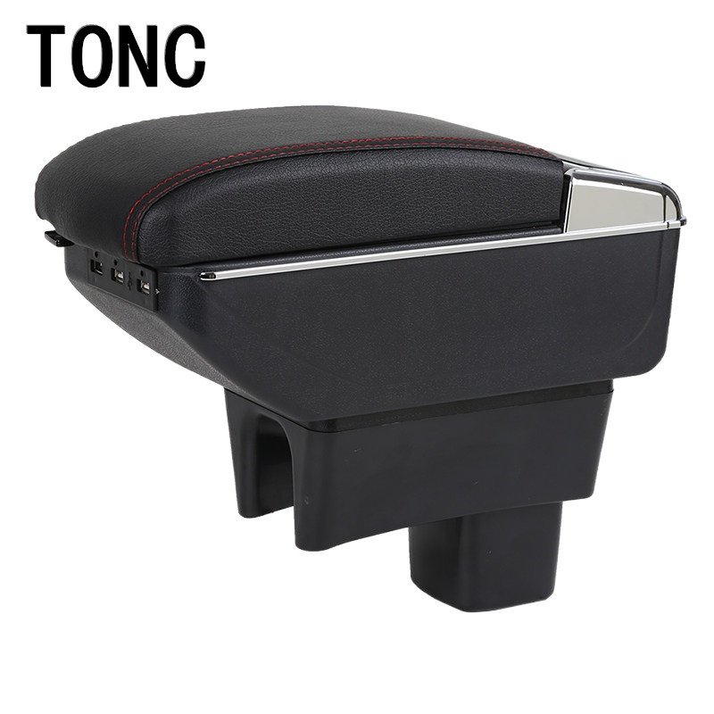 TONC Suitable for SUZUKI Swift Center Console Armrest Storage Box USB Charging Cup Holder Center Armrest Box Car Accessories