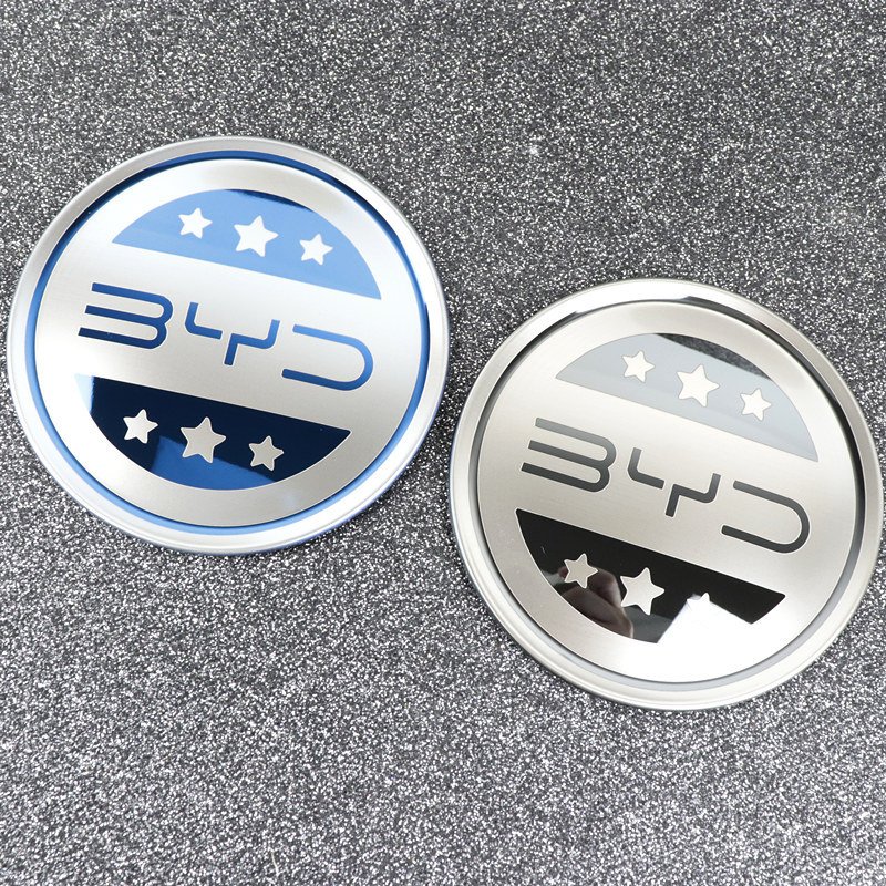 Car steering wheel Creative decorative Stainless accessories for BYD Atto3 Yuan PLus Seal Dolphin Seagull ATTO 3 EV Trim cover