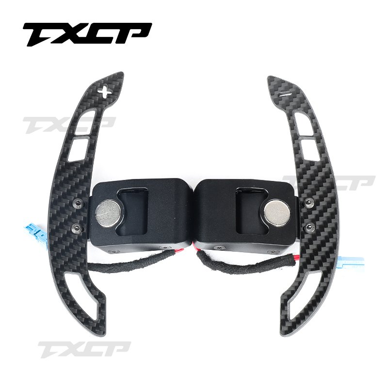 Car interior accessories steering wheel carbon fiber magnetic shift paddle for BMW 1-4Series F80 F22 F23 F45 F46 F30