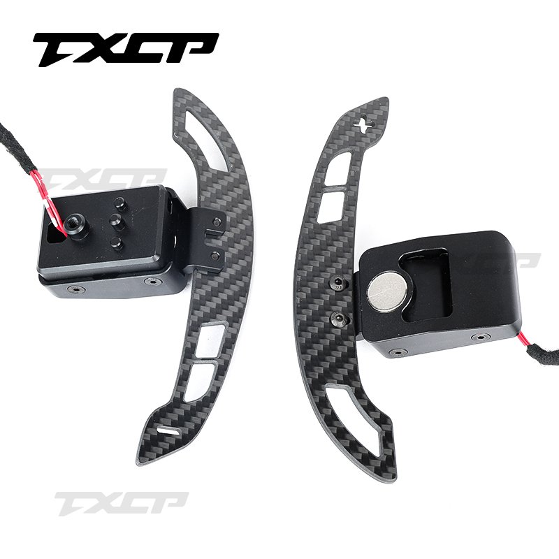 Car interior accessories steering wheel carbon fiber magnetic shift paddle for BMW 1-4Series F80 F22 F23 F45 F46 F30