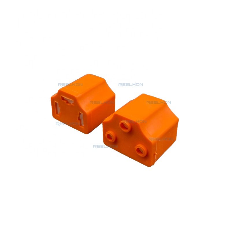 1 Set 3 Pin 7.8 Series H4-2A Auto Light Bulb Plug Ceramic High Temperature Resistant Socket H4 Auto Relay Lamp Holder
