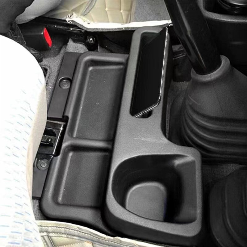 New ABS Car Center Console Organizer Armrest Storage Box Tray Container Pallet Holder Parts Toyota Land Cruiser LC70 71 76 79