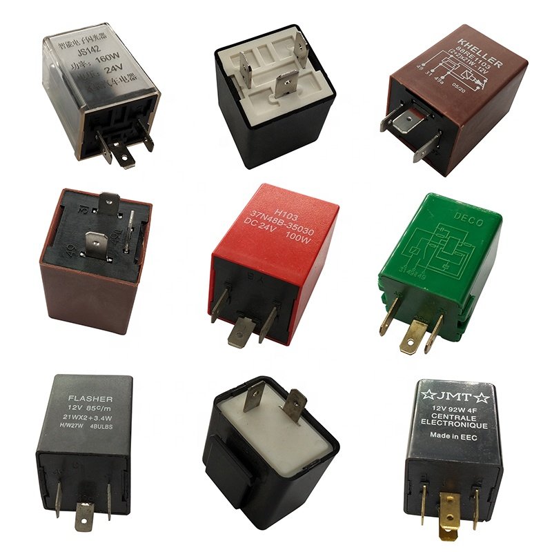 Car Use Auto LED Flasher 3 Pin 12v 24v Automotive Flasher Relays for Auto Turn signal