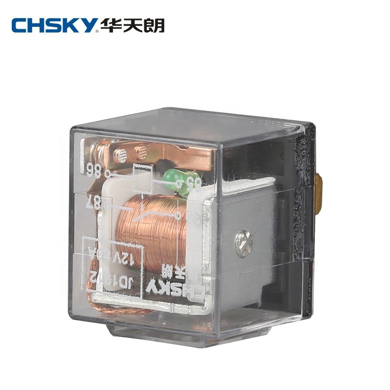 CHSKY Waterproof Automobile Relay 12v 80a 5-pin Long-life Transparent Automobile Relay Ch-80125 Automobile Relay