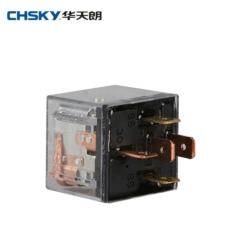 CHSKY Waterproof Automobile Relay 12v 80a 5-pin Long-life Transparent Automobile Relay Ch-80125 Automobile Relay