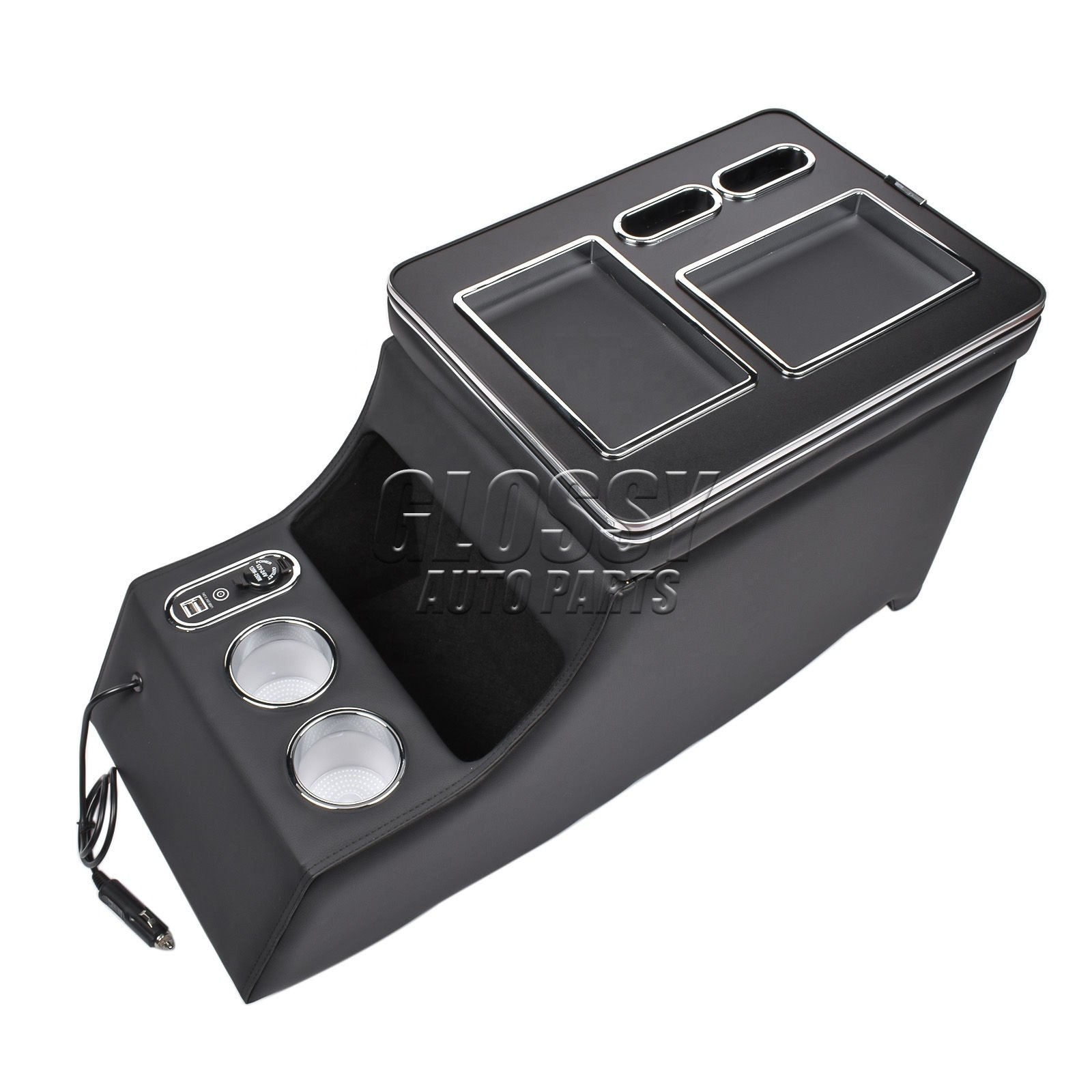 Glossy Armrest Central Box for Viano W639 2004-2014