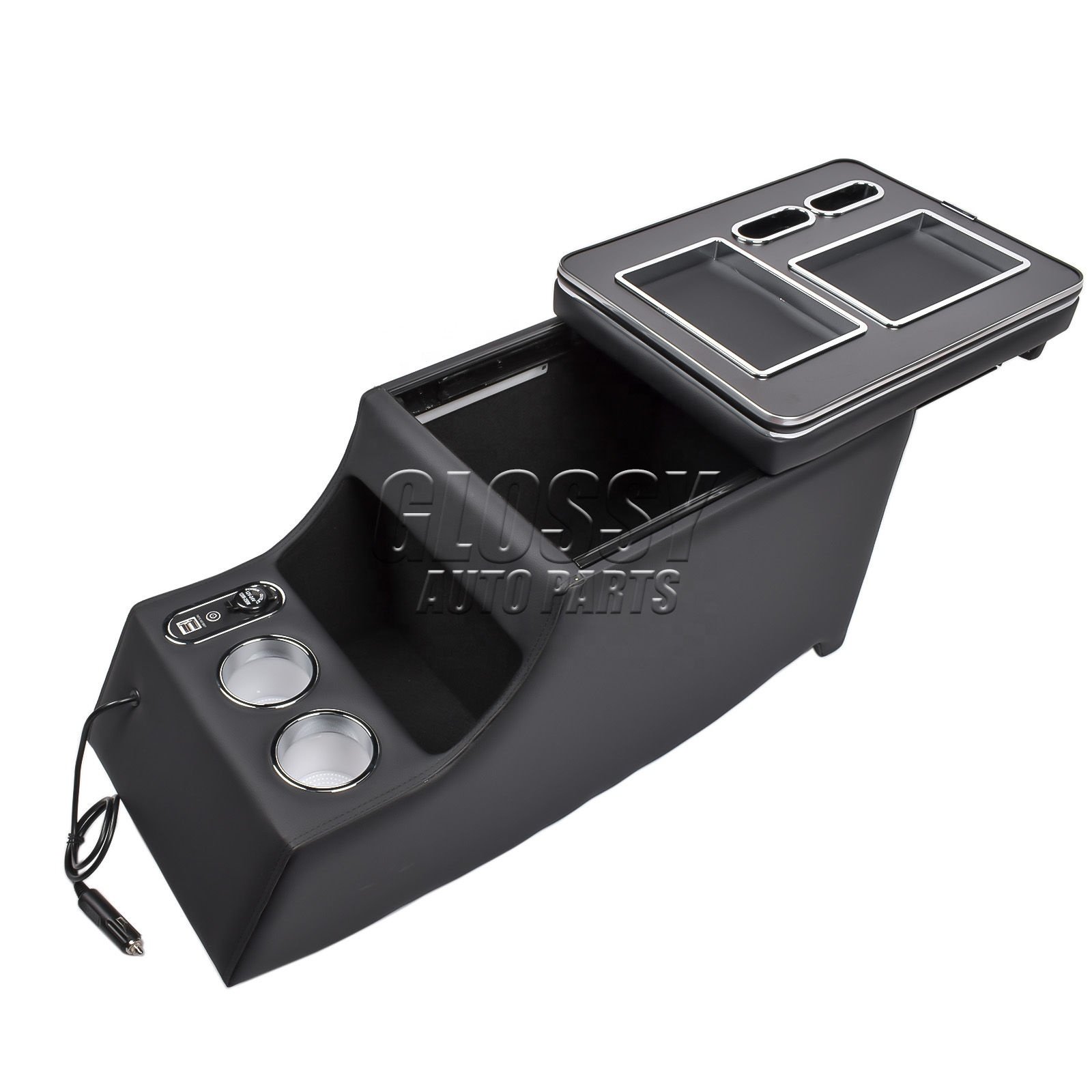 Glossy Armrest Central Box for Viano W639 2004-2014