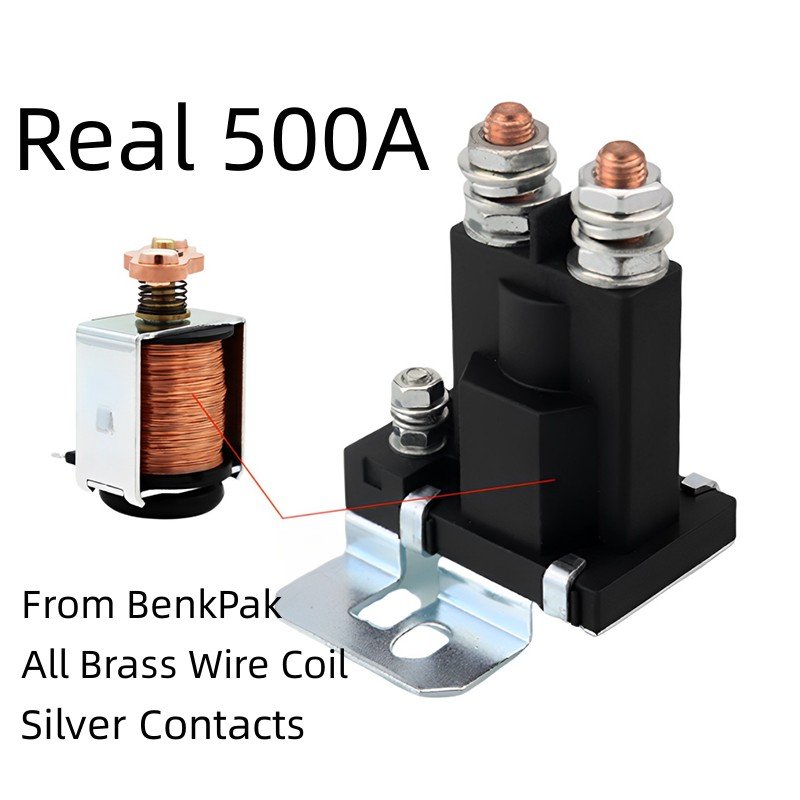500A 4 Pin Dc Contactor Car Relay 12v 24v On/Off Auto Relay