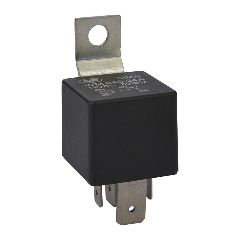 Auto Relays 4/5 Pin NO/NC Automotive Relay Car PCB Relays with Brackets 80A WM640