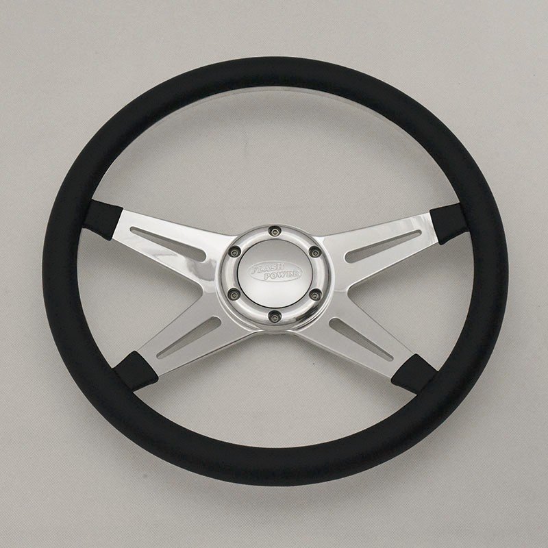 China 14 inch new design classic car leather modified car steering wheel for Ford