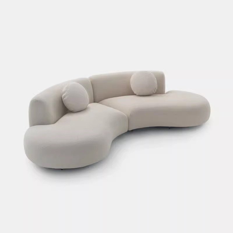 Vacuum Packaging Compression Living Room Sofa Home Furniture High-density Sponge Customizable Fabric Sofa Set