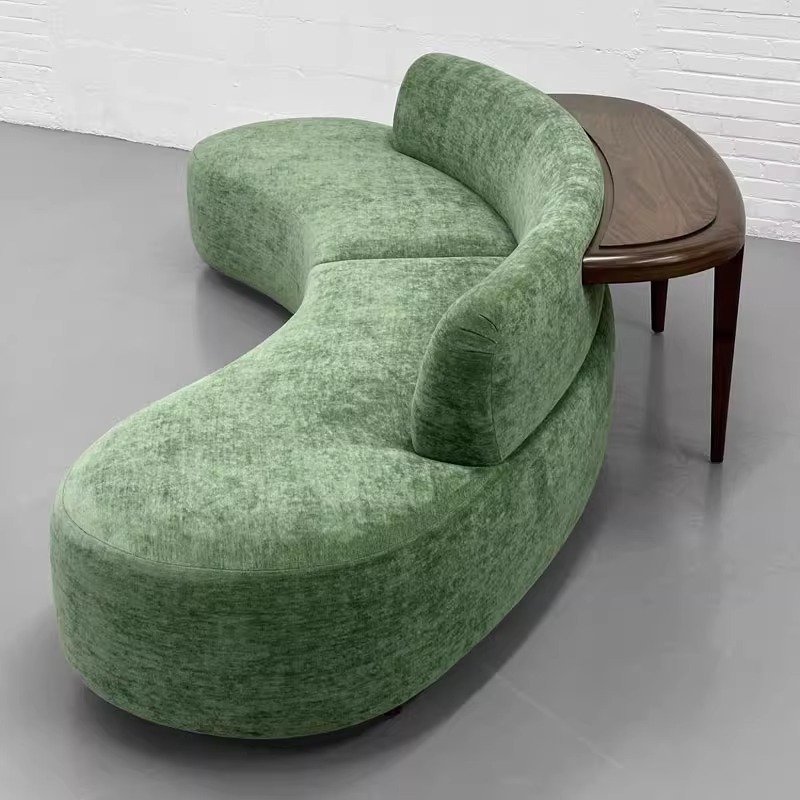 Vacuum Packaging Compression Living Room Sofa Home Furniture High-density Sponge Customizable Fabric Sofa Set