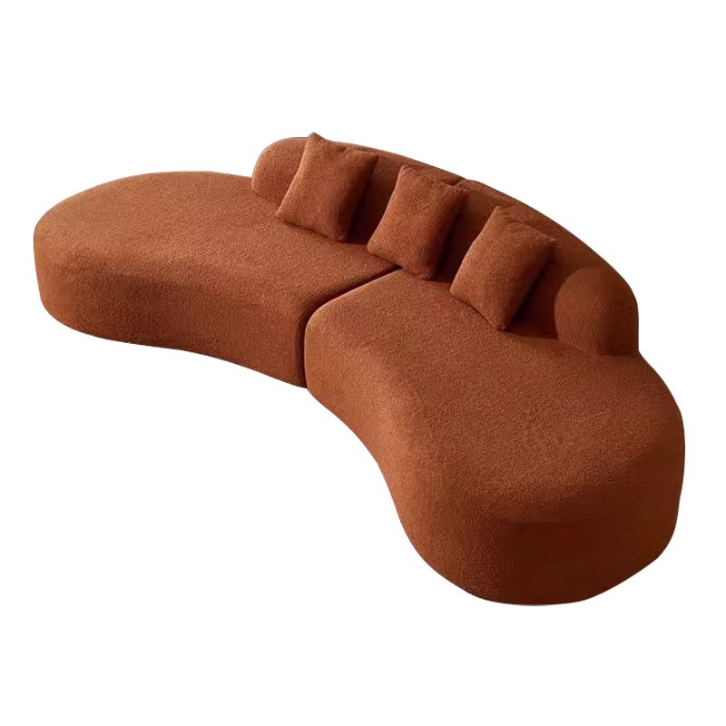 Vacuum Packaging Compression Living Room Sofa Home Furniture High-density Sponge Customizable Fabric Sofa Set