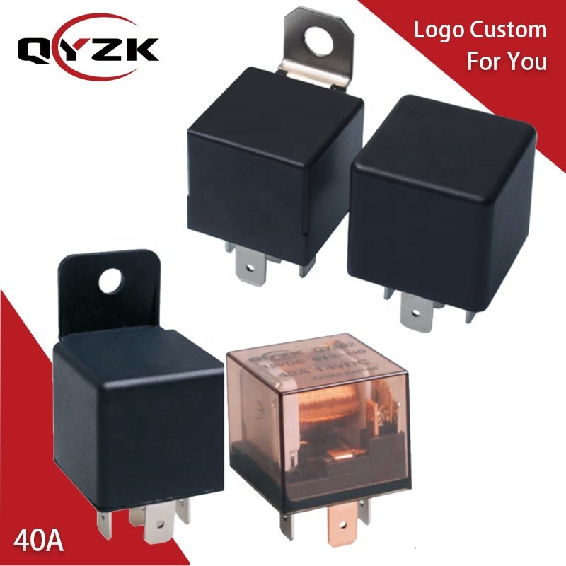 Relay 12V 24V 24 Vdc Automobile 40A 14Vdc Socket De Dc Jd1915 12 V Car Relay Mechanical 4Pin 5 Pin 24Vdc 24V Auto Relay 12V