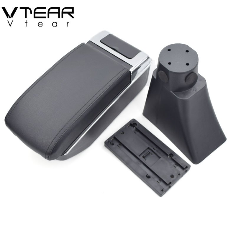 Vtear Armrest Interior Center Console Storage Box Arm Rest Car-Styling Decoration Accessories Organizer for Toyota Vitz Vela
