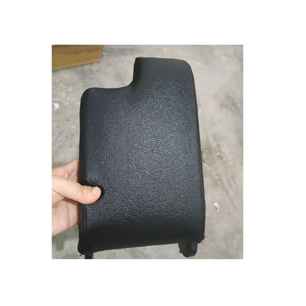 Car Center Console Handrail Box Lid Interior PU Leather Armrest Storage Cover for BMW E46 1998-2006