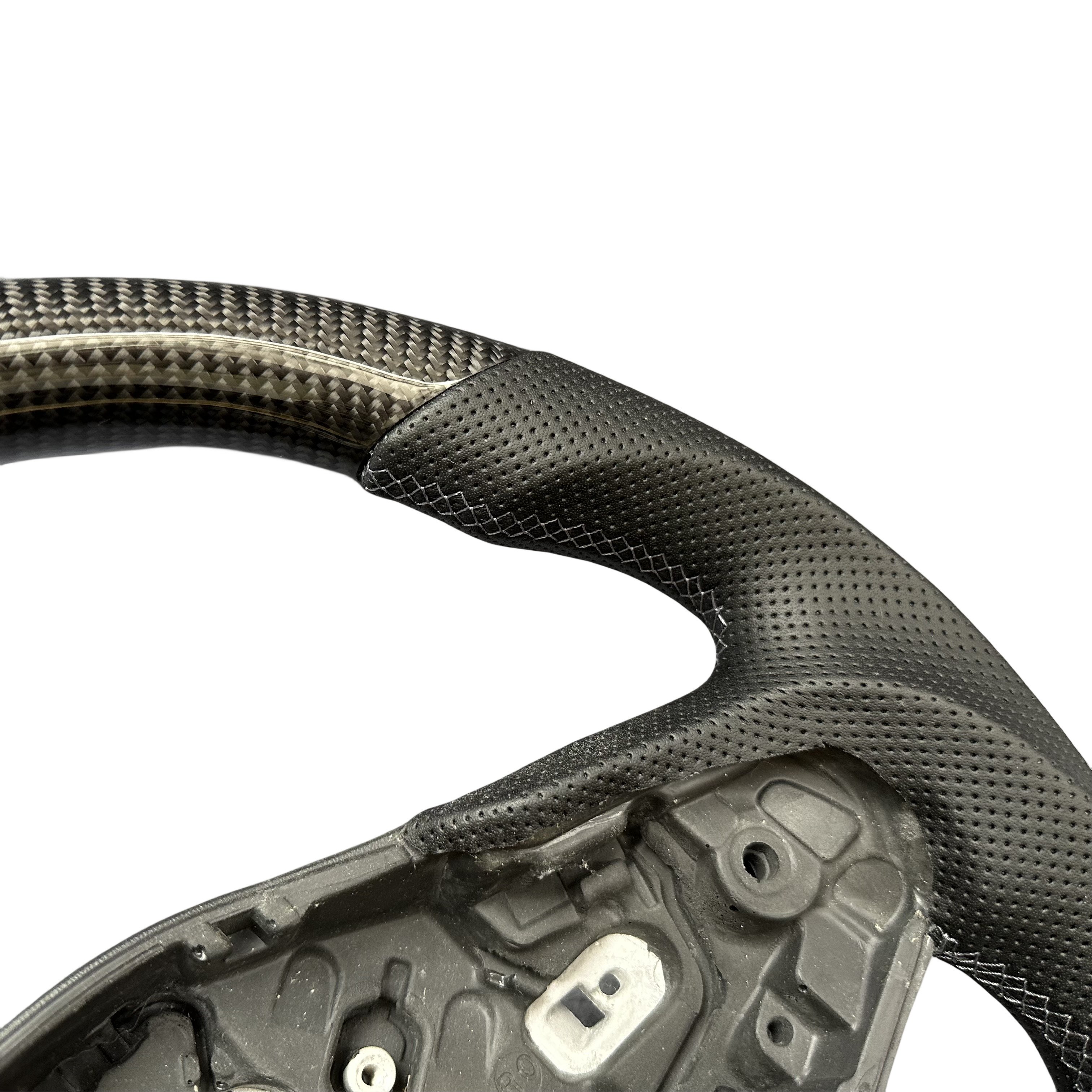 GM.Modi-Hub Customized Real Carbon Fiber Car Steering Wheel For Toyota Supra MK5 A90 A91