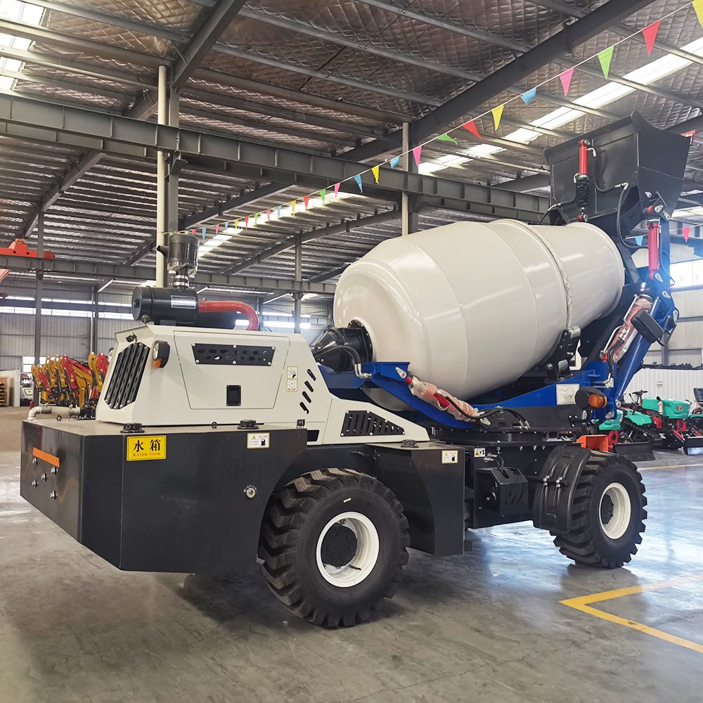 Self-Loading 2m3 Coagulant Mixer Truck Factory Straight Mobile 360° Construction Site Access Core Components Incl Motor Engine